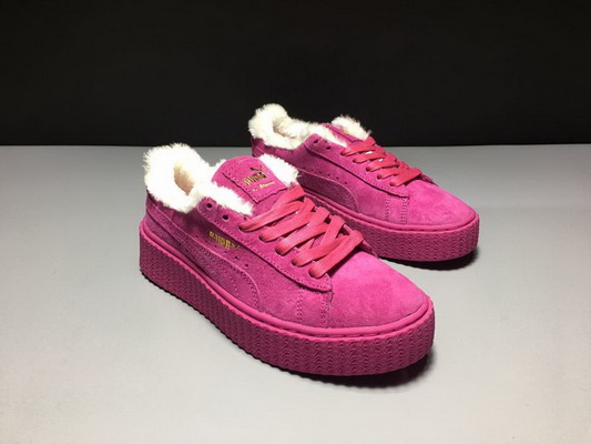 Puma x Rihanna Creepers Women Skate Sneaker Lined With Fur--039